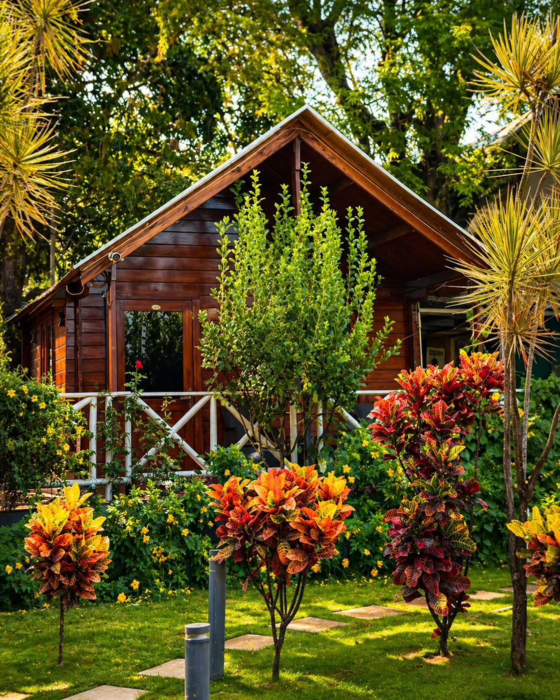 Log House Couple